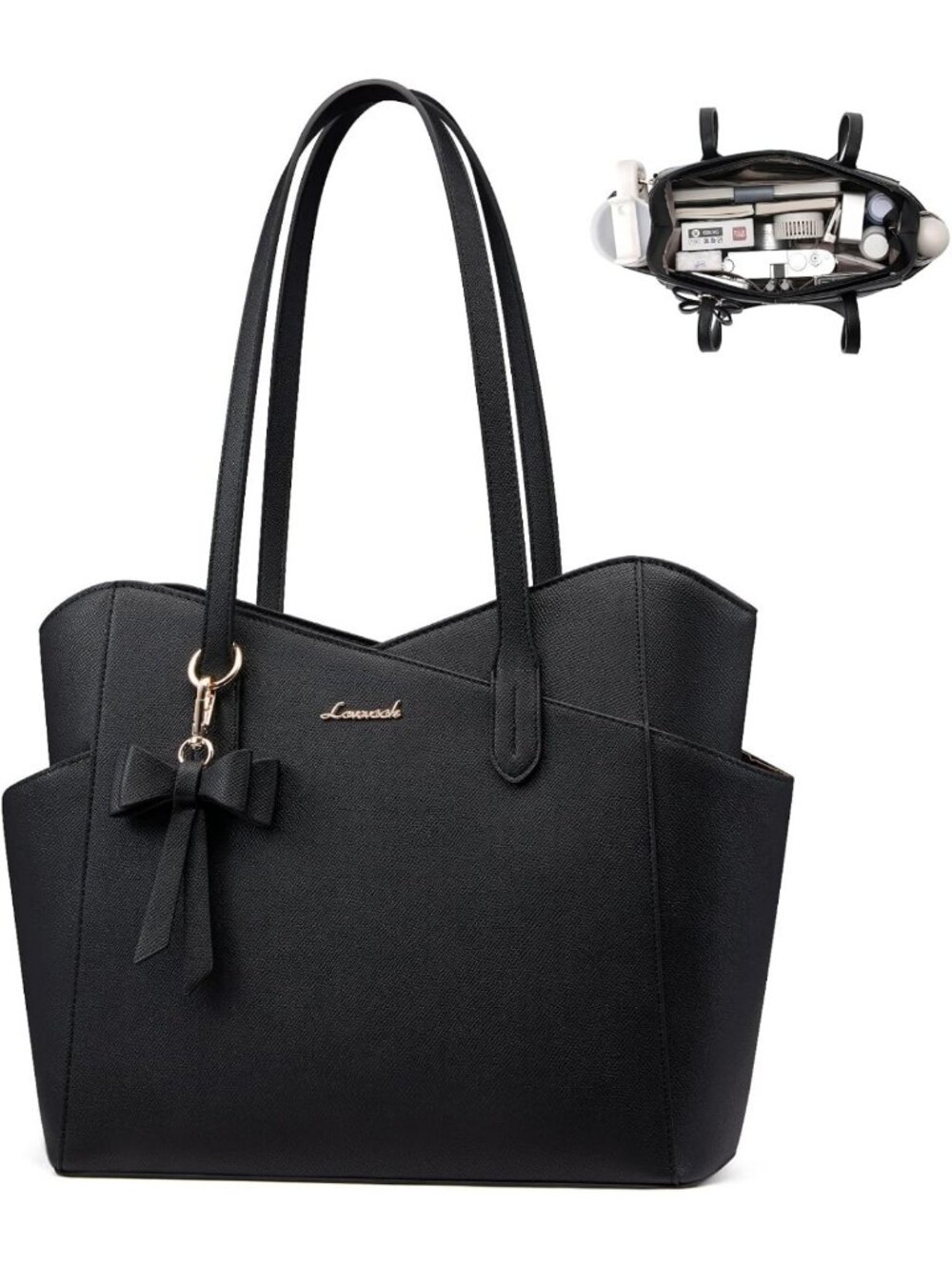 Stylish Small Tote Purse for Women, Structured PU Leather Handbag, 2026 Fashion